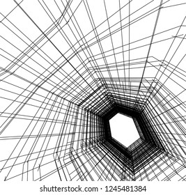 abstract architecture, geometric background