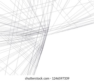 Abstract architecture, geometric background