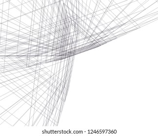 Abstract architecture, geometric background