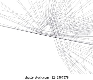Abstract architecture, geometric background