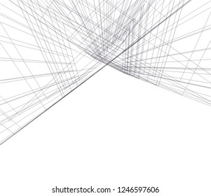 Abstract architecture, geometric background