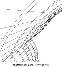 abstract architecture, geometric background