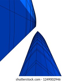 abstract architecture, geometric background