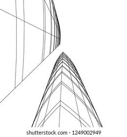 abstract architecture, geometric background