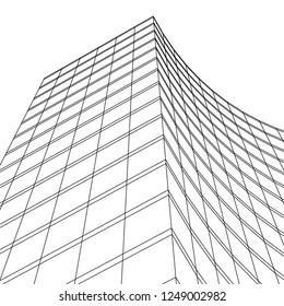 abstract architecture, geometric background