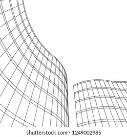 abstract architecture, geometric background