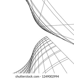 abstract architecture, geometric background
