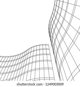 abstract architecture, geometric background