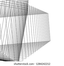 Abstract architecture geometric background