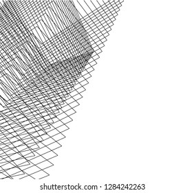 Abstract architecture geometric background