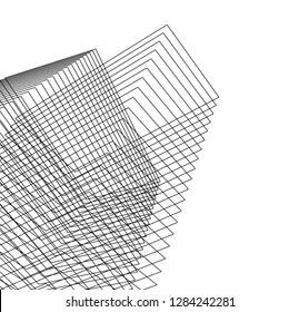 Abstract architecture geometric background