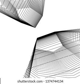 abstract architecture geometric background