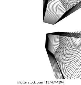 abstract architecture geometric background