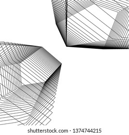 abstract architecture geometric background