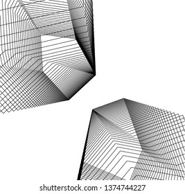 abstract architecture geometric background