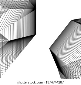abstract architecture geometric background
