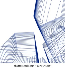 abstract architecture geometric background