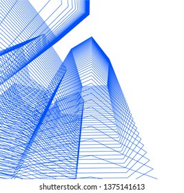 abstract architecture geometric background