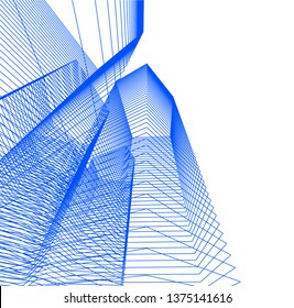 abstract architecture geometric background