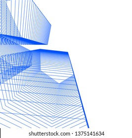 abstract architecture geometric background