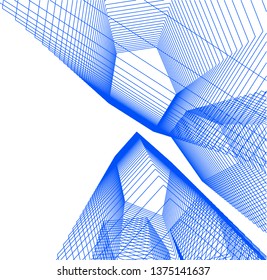 abstract architecture geometric background