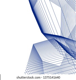 abstract architecture geometric background
