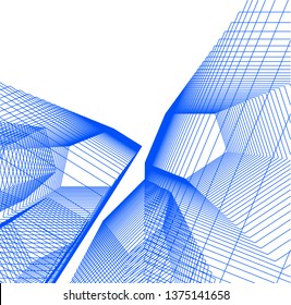 abstract architecture geometric background