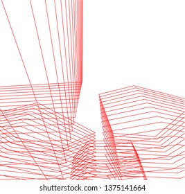 abstract architecture geometric background