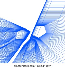 abstract architecture geometric background
