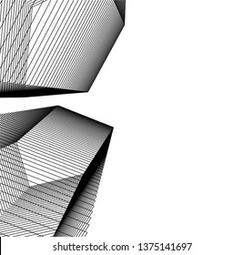 abstract architecture geometric background