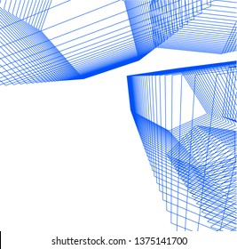 abstract architecture geometric background