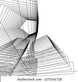 abstract architecture geometric background