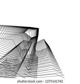 abstract architecture geometric background