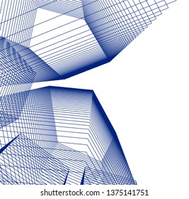 abstract architecture geometric background