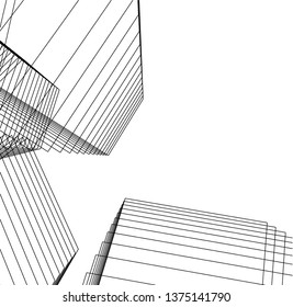 abstract architecture geometric background