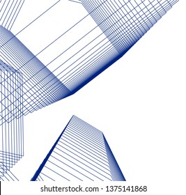 abstract architecture geometric background