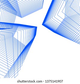 abstract architecture geometric background