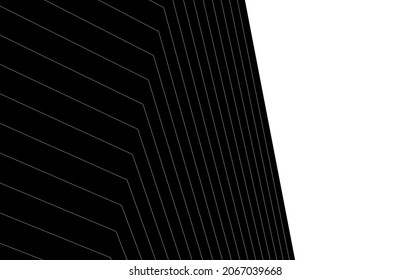 dibujo digital lineal de arquitectura abstracta
