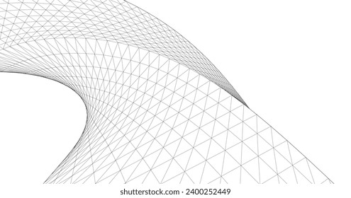 fondo de superficie lineal de la arquitectura abstracta