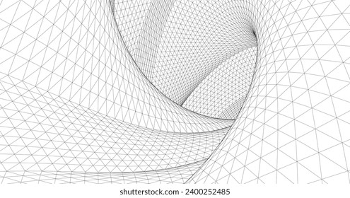 fondo de superficie lineal de la arquitectura abstracta