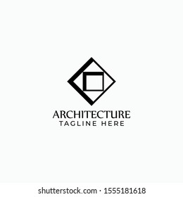 abstract architecture logo vector concept with simple, and elegant styles