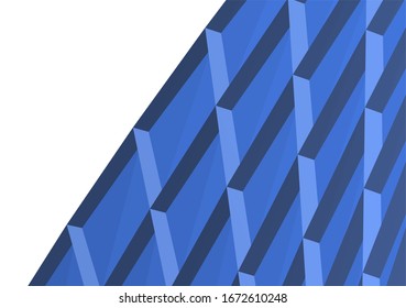 Abstract architecture. Mesh 3d background