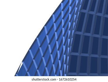 Arquitectura abstracta. Fondo 3d de malla