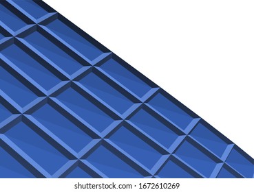 Abstract architecture. Mesh 3d background