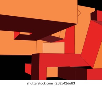 abstract architecture model structure pattern background