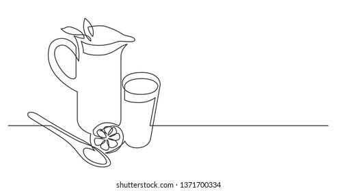 abstract architecture single line vector graphics on white background