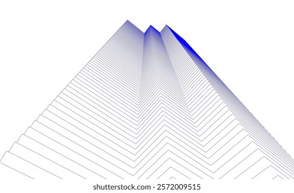 abstract architecture sketch vector illustration
