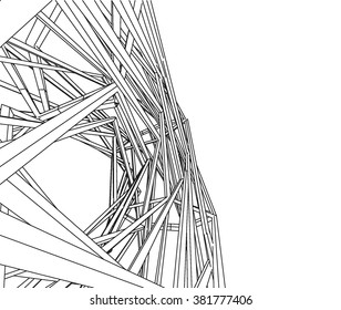 abstract architecture structure