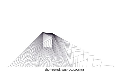 abstract architecture vector
