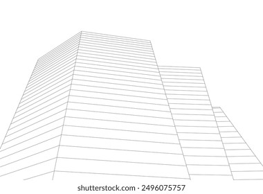 Arquitectura Abstractas, Vector 3D de fondo